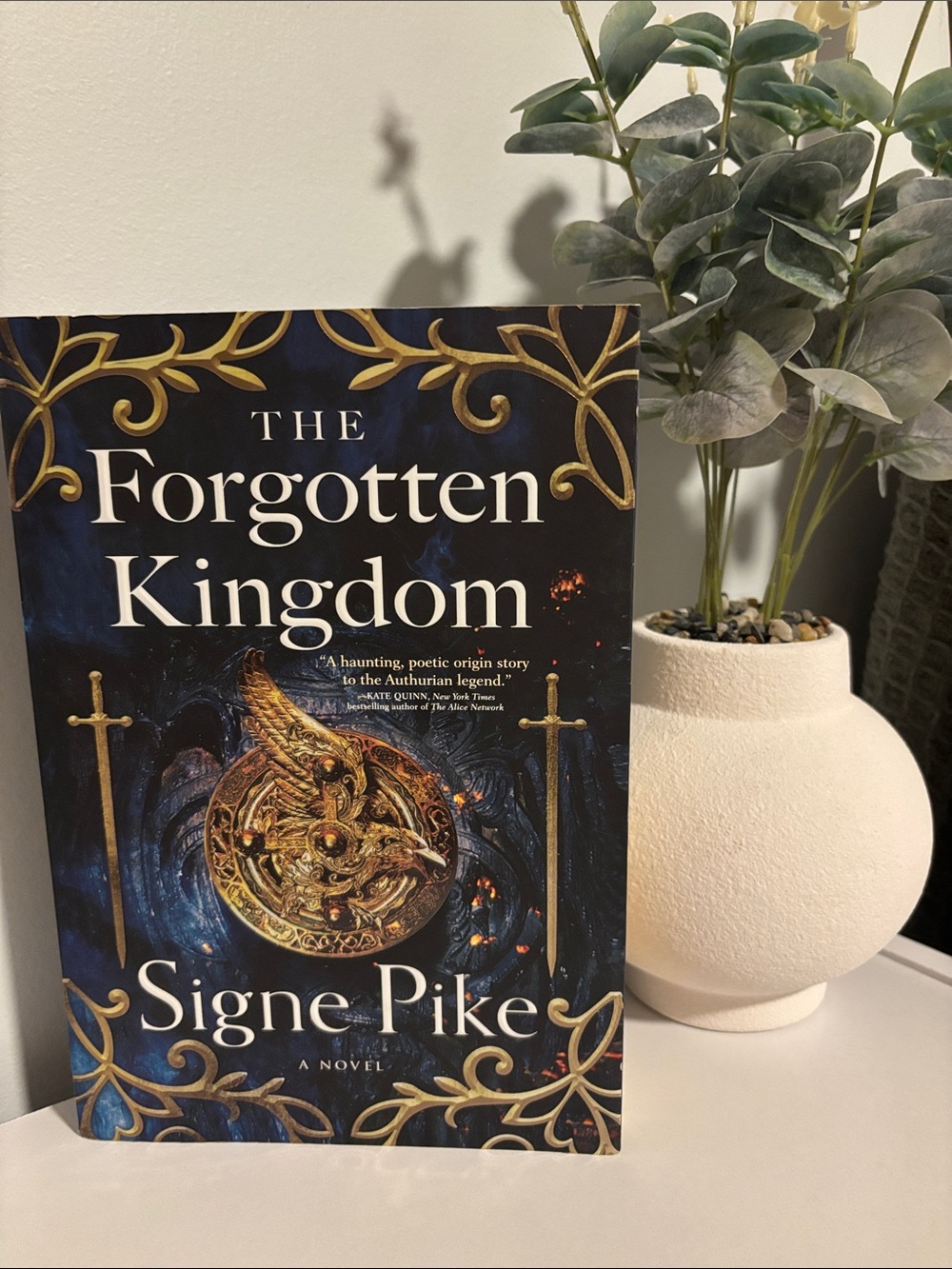 The Forgotten Kingdom by Signe Pike - Dark Blue & Gold Hardcover